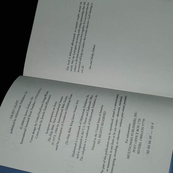 For couples Dr James Dobson book home one size blue encouragement for evening - Picture 12 of 15